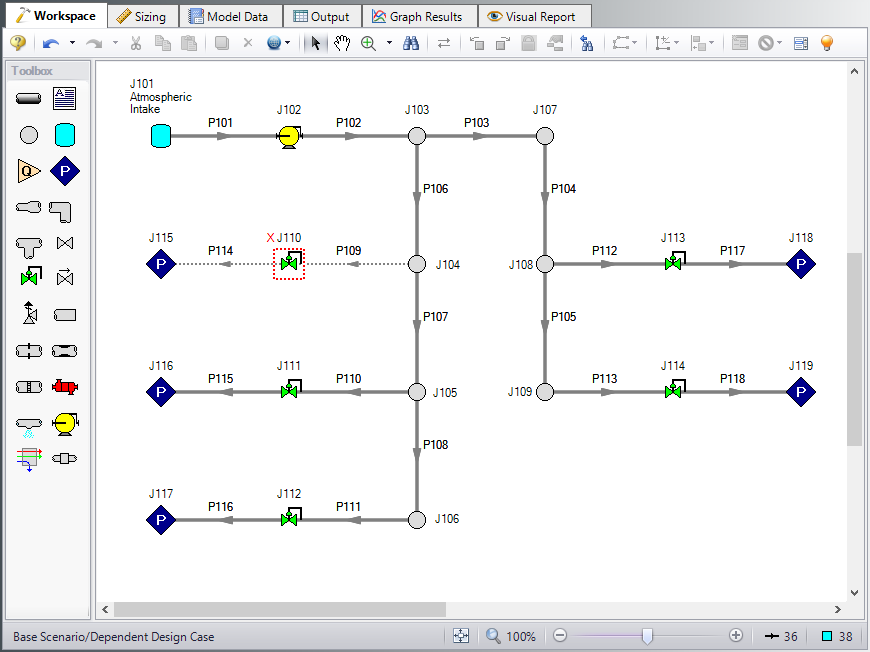 Air Distribution, Multiple Design Cases - ANS