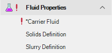 The Fluid Properties group in Analysis Setup with the SSL Module activated.