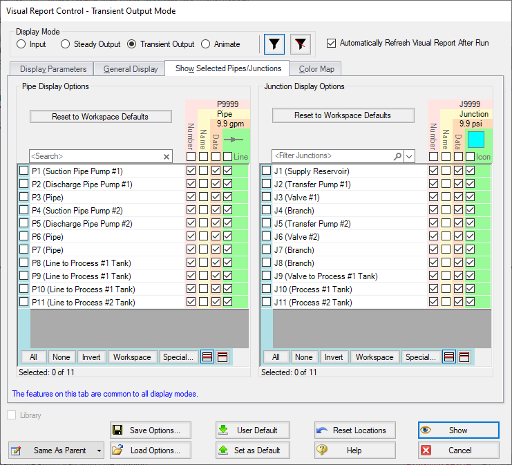 Visual Report Control