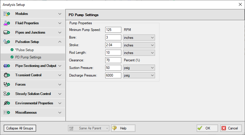 Positive Displacement Pulsation Study - PFA