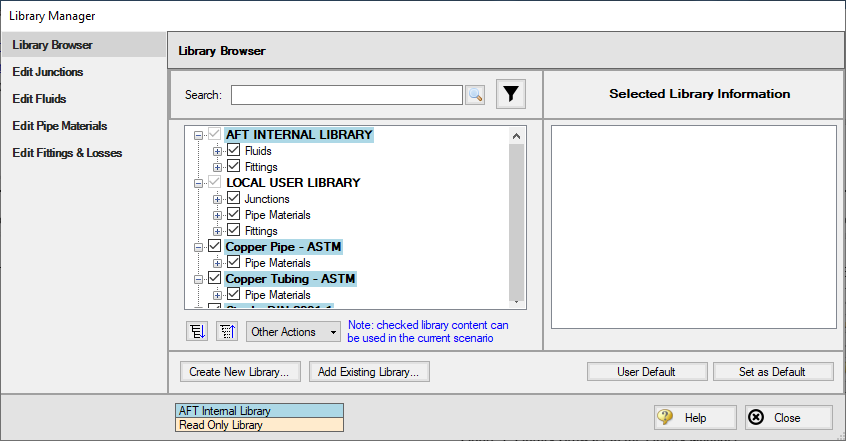 Library Browser